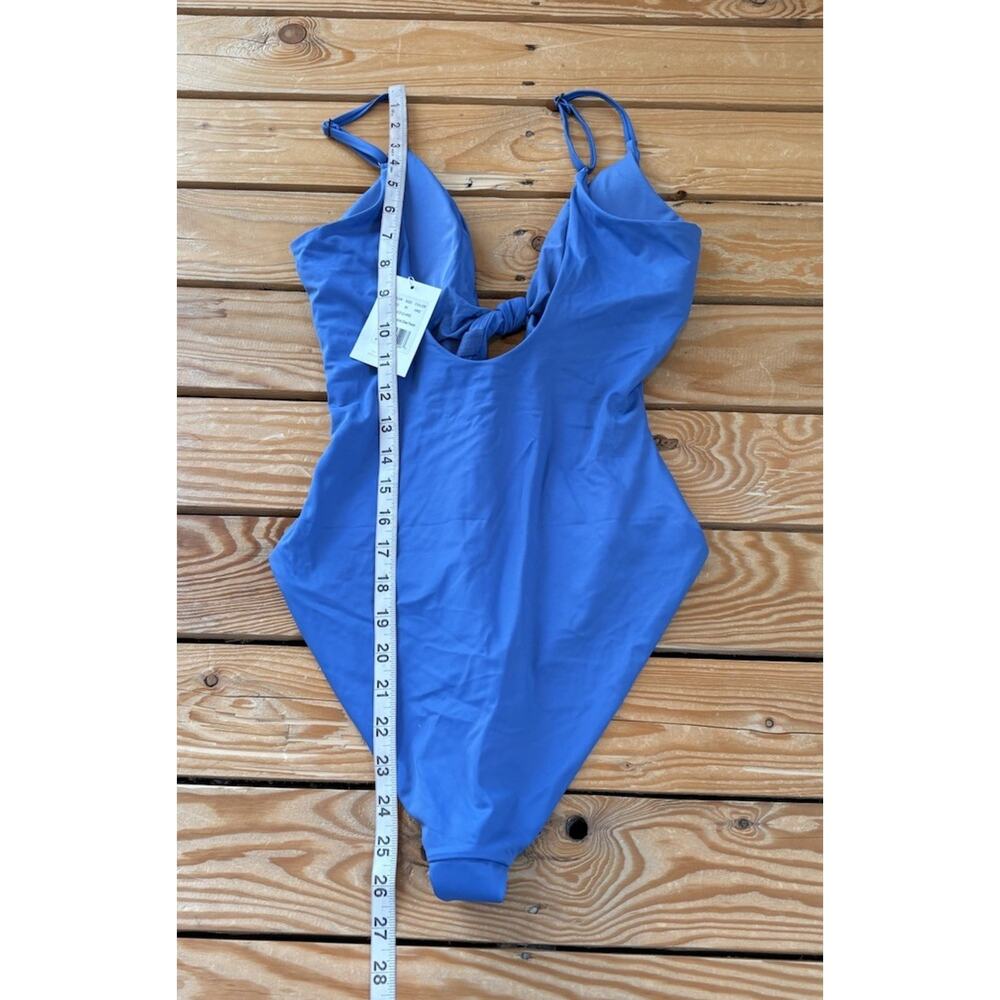 Andie NWT Women’s Santorini One Piece Swimsuit Size M Blue Bb - Picture 7 of 8